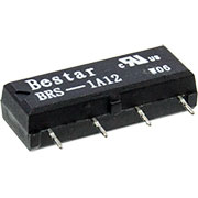 BRS-1A12, герконовое реле 12В 1FormA SIP