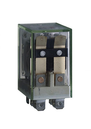 333110, Промежуточное реле JZX-22F(D) 2 конт. с инд. LED 5А 220В AC