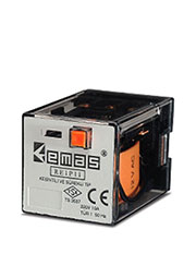 RE1P11DC024, Реле на 11 выводов 24 В DС (3 переключающих контакта)