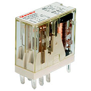 RFT2CO730L, реле 1CO, 12A 230В AC, со светодиодом