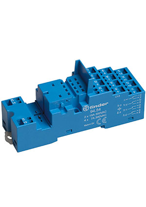 94.54SMA, Relay Socket DINrail DPCO,реле