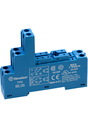 95.05SPA, Колодка для реле 40.51, 40.52, 40.61, 40.62