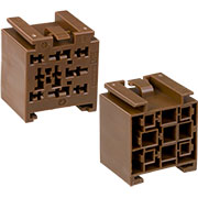 185403-4, универс.колодка автомоб.реле Modular Relay Holder
