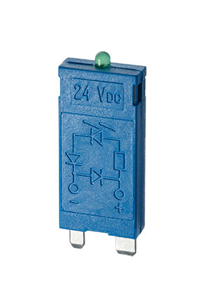 99.01.0.024.59, Модуль индикации; зеленый LED; 6...24В AC/DC