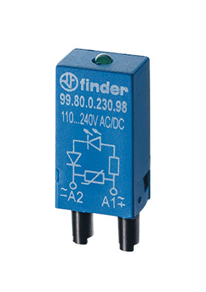 99.80.0.230.59, Модуль индикации; зеленый LED; 110...240В AC/DC