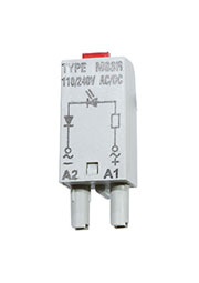 MODUL L M63R GRAY, Модуль крас. cветодиод, 110 230VAC/DC, цоколи GZT, GZM