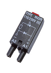 MODUL LD M43R, 854774 , Модуль красный светодиод+диод (поляризация P), 110/230 VDC, LED