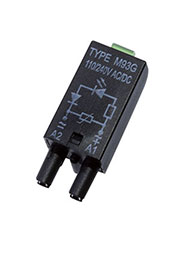 MODUL LV M93G, 854772 , Модуль зеленый светодиод+варистор, 110/240 V AC/DC
