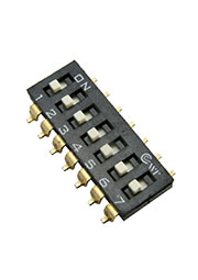 SWD4-7, SMD переключатель (DM-07) 7 поз. шаг 2.54мм