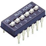1825057-5, ADE0604, DIP переключатель 6 поз. 2.54мм 24В 100мА
