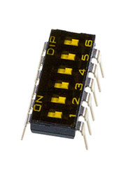 DIR-06STV, DIP переключатель 6 поз.