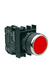 B100DK, Кнопка нажимная круглая красная