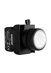 CP200DB, Кнопка нажимная круглая белая (1НЗ)