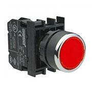 B102DK, Кнопка нажимная круглая красная