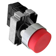 575483, Кнопка управления NP2-BL42 без подсветки, красная, 1НЗ IP40