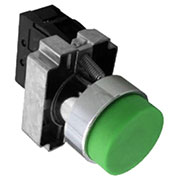 575484, Кнопка управления NP2-BL31 без подсветки, зеленая, 1НО IP40