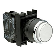 B101HB, Кнопка выступающая белая (2НО)