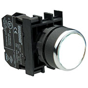 B132DB, Кнопка с блоком подсветки белая