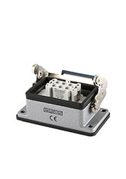 B132K21KY, кнопка сдвоенная красно-зеленая выступающая с блок-контактом подсветки Ba9S без лампы (1Н