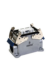 B171FM, Кнопка с фиксацией подсветкой-светодиод синяя (2НО)