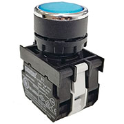 B172DM, Кнопка с подсветкой-светодиод синяя