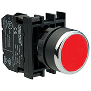 B1K0DK, Кнопка с подсветкой-светодиод красная