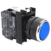 B1M2DM, Кнопка с подсветкой-светодиод синяя