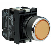 B1S2DS, Кнопка с подсветкой-светодиод желтая
