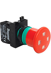 CP200EP, Кнопка аварийная с окошком (1НЗ)