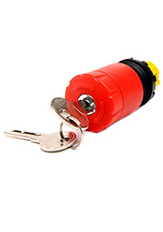 CPDEA30, Головка для авар. кнопки красная с ключем
