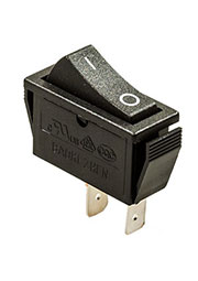 791 ПЕРЕКЛЮЧАТЕЛЬ 2 КОНТ. 250В/15.0А ЧЕРНЫЙ
