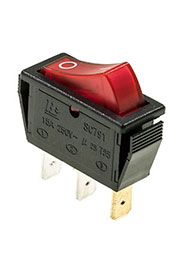 791 ПЕРЕКЛЮЧАТЕЛЬ 3 КОНТ. 12В КРАСНЫЙ