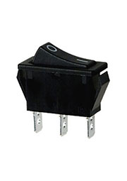 R425-BBBT-G, переключатель клавишный ON-ON 250В 16A черный (аналог B1011 SWR52)