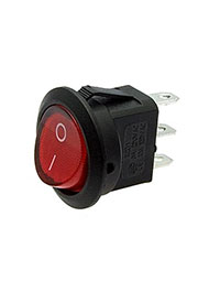 KCD1-102-8-C3-R/3P ON-ON, красный