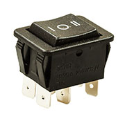 787 ПЕРЕКЛЮЧАТЕЛЬ 6 КОНТ. 0. ON-OFF-ON 250В/16.0А ЧЕРНЫЙ