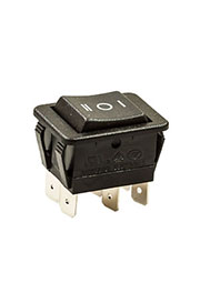 787 ПЕРЕКЛЮЧАТЕЛЬ 6 КОНТ. 1. ON-OFF-(ON) 250В/16.0А ЧЕРНЫЙ