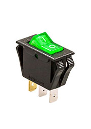 788 ПЕРЕКЛЮЧАТЕЛЬ 3 КОНТ. 250В/15.0А ЗЕЛЕНЫЙ (791)