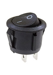 KCD1-101-5 ПЕРЕКЛЮЧАТЕЛЬ 2 КОНТ. 250В/6.0А ON-OFF ЧЕРНЫЙ