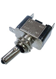 ASW-07DB, тумблер с led подсветкой синей 12В 20А