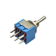 MTS-203, MTS-203 ON-OFF-ON (6pin) 6A 125VAC тумблер переключатель Daier