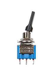 MTS-102-E1, тумблер ON-ON, 3 контакта на провод пласт.рукоятка