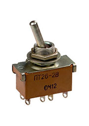 ПТ26-2В, тумблер рычажный с рез. протектором (22-23г.)