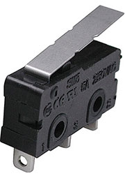 SM5-02N-38G-G, микропереключатель с лапкой 250В 5A