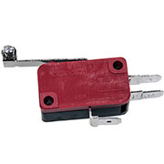 V-156-1C25, микропереключатель 250В, 15А, с лапкой и роликом