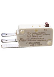 V19S05-HZ015, микропереключатель SPDT 250В 5А фастон 6.3мм 0.15N