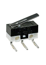 DM1-01C-30G-G, микропереключатель с лапкой 125В 1A угловой