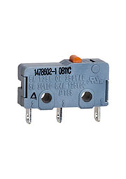 1478602-1, микропереключатель без рычага, solder terminal