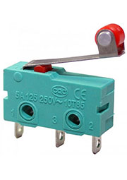 KW4-Z5F150, микропереключатель с роликом 17мм