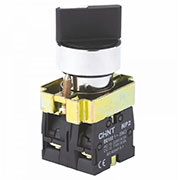 573981, Переключатель NP2-BD25, 2 положения фиксацией, 1НО+1НЗ IP40