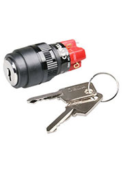 ADD16K4-AR0-1C, переключатель поворотный с ключом 250В/5А